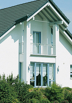 Silikonharzfarbe als Fassadenfarbe