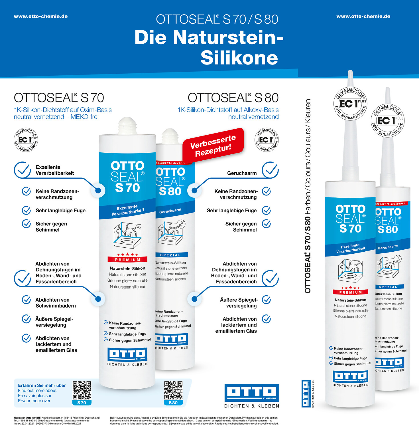 Ottoseal S70 oder S80