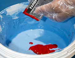 Fl&uuml;ssigfolie Farbe beimischen