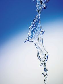 Wasser zum lösen