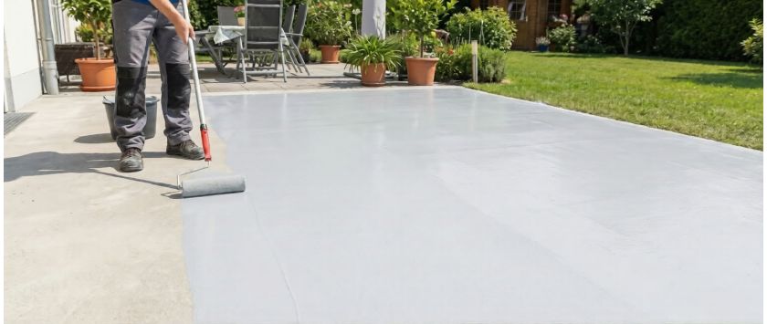 Terrasse abdichten