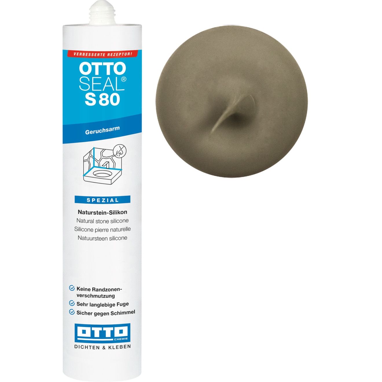Ottoseal S80 matt sanitärgrau