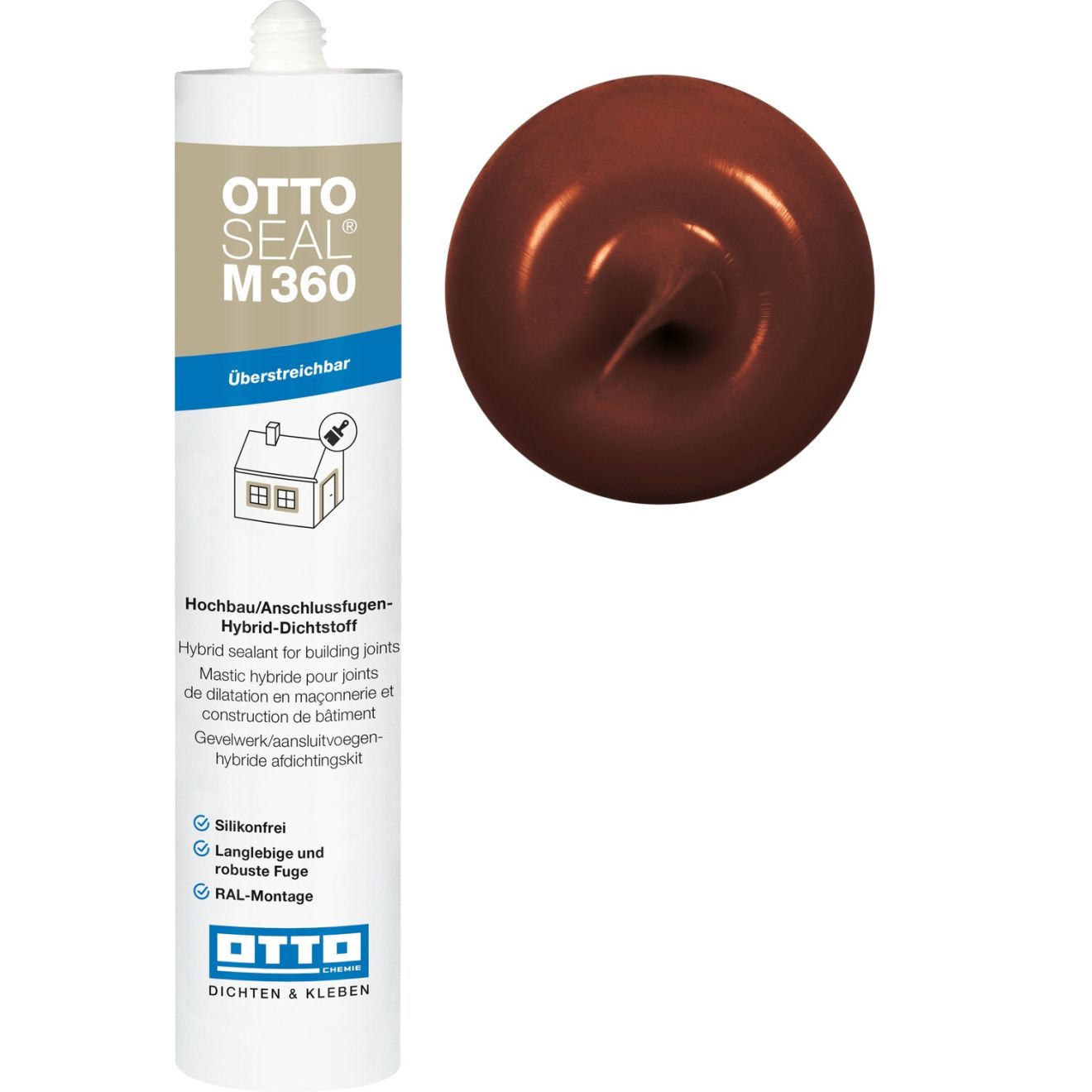 Ottoseal M360 backsteinrot