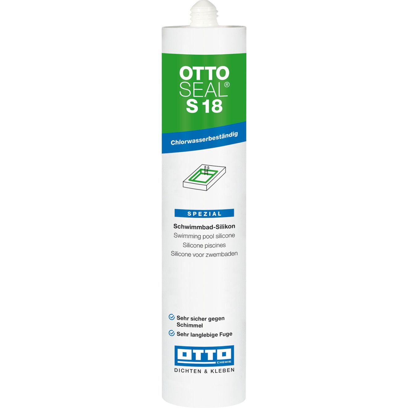 Ottoseal S18 Schwimmbadsilikon