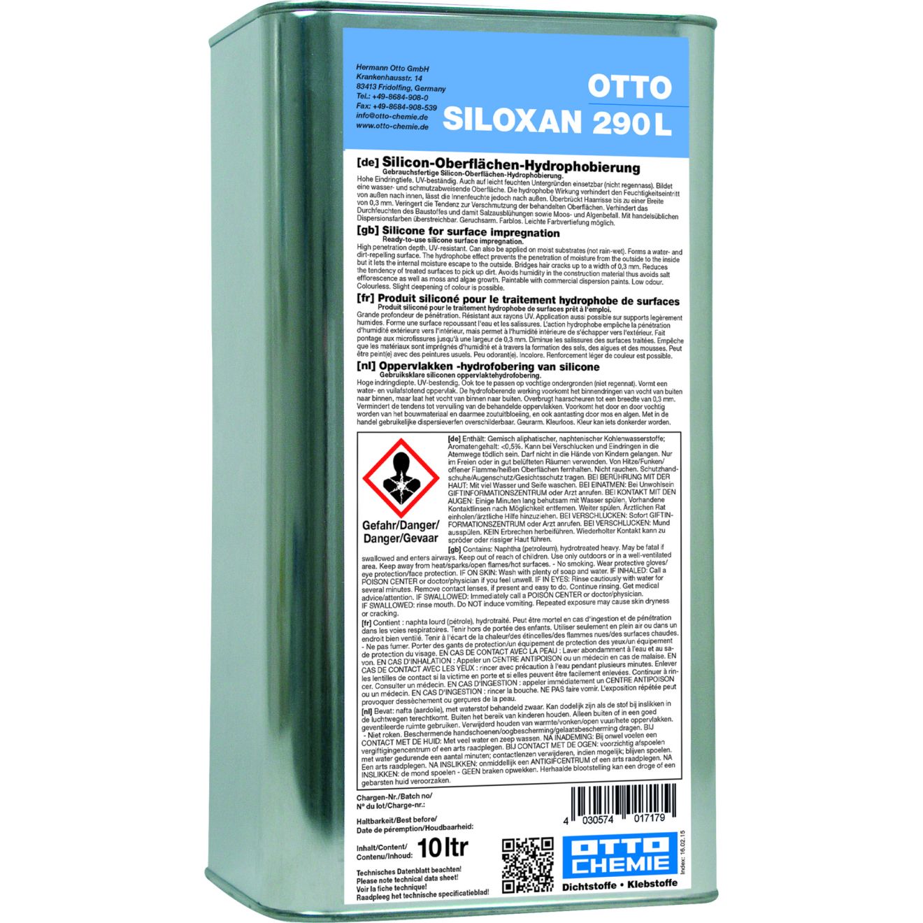 Otto Siloxan 290L Hydrophobierung