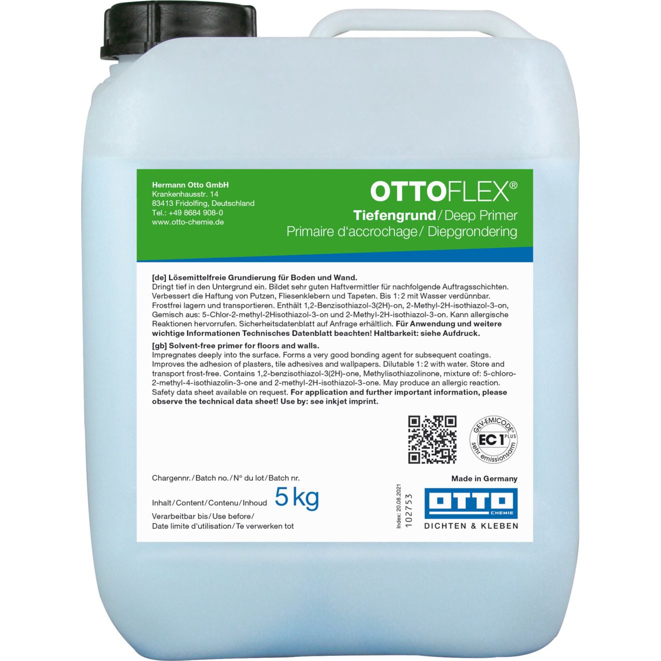 Ottoflex Tiefengrund 5kg Kanister