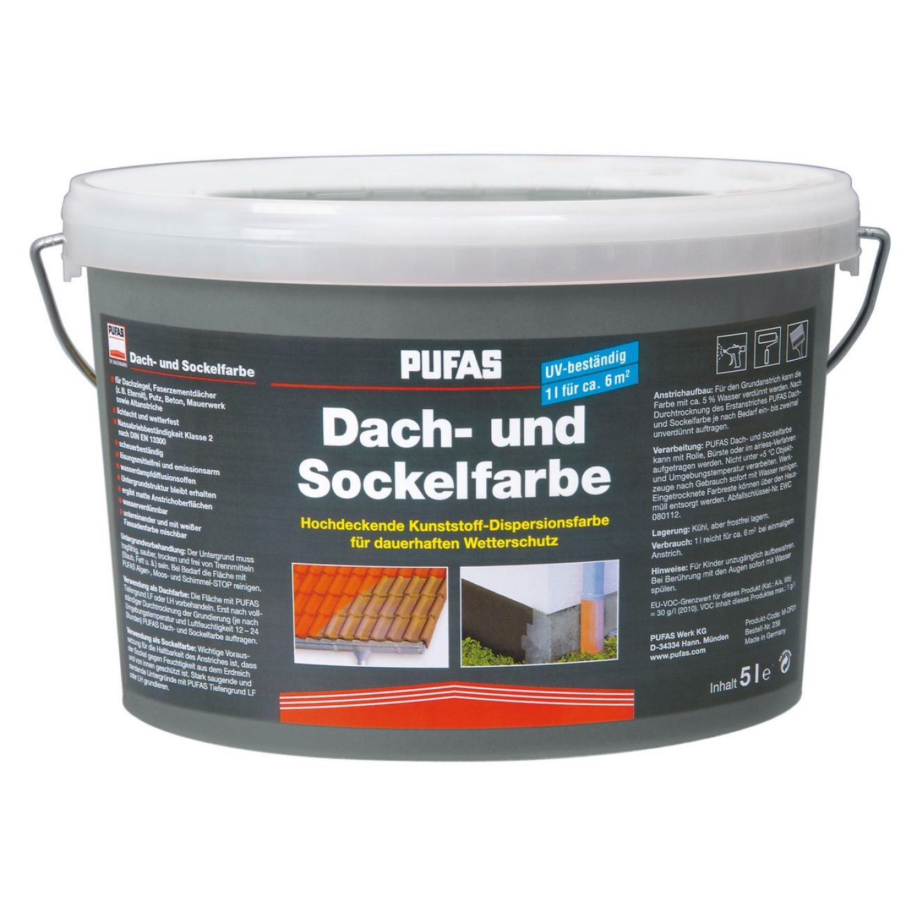 Pufas Dachfarbe