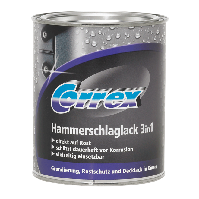 Correx Hammerschlaglack 3in1
