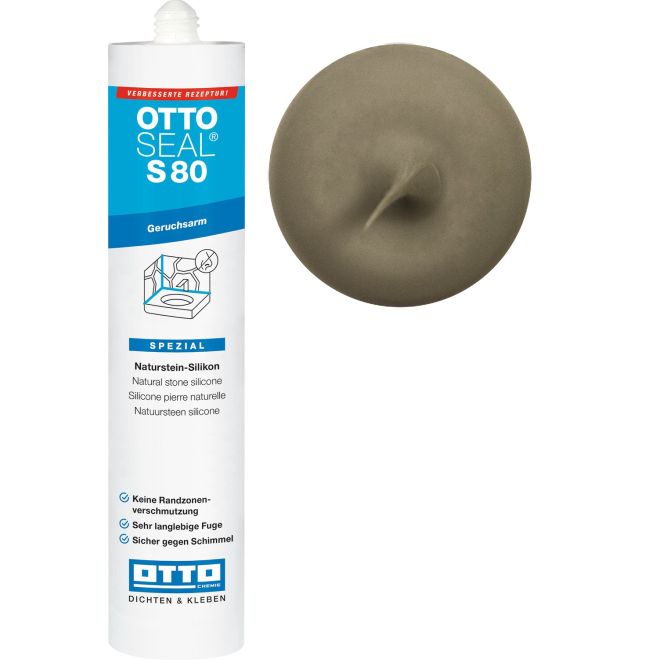 Ottoseal S80 matt sanitärgrau