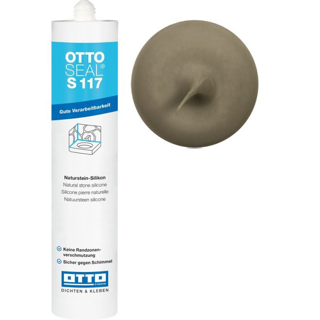 Ottoseal S117 matt sanitärgrau