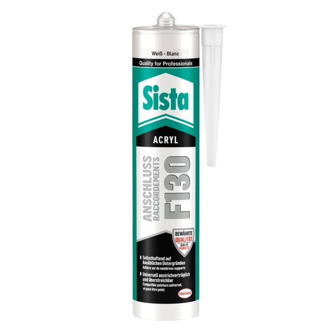 Sista Maleracryl F130 300ml Kartusche weiß