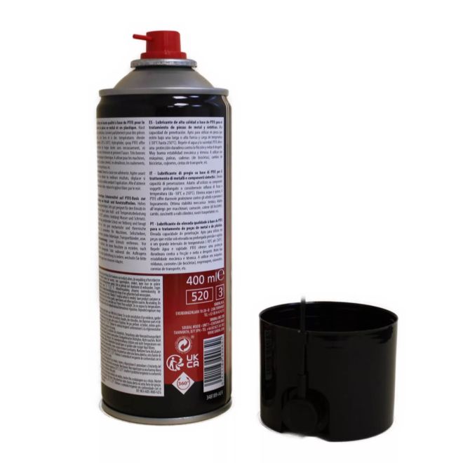 Soudal PTFE spray rückseite
