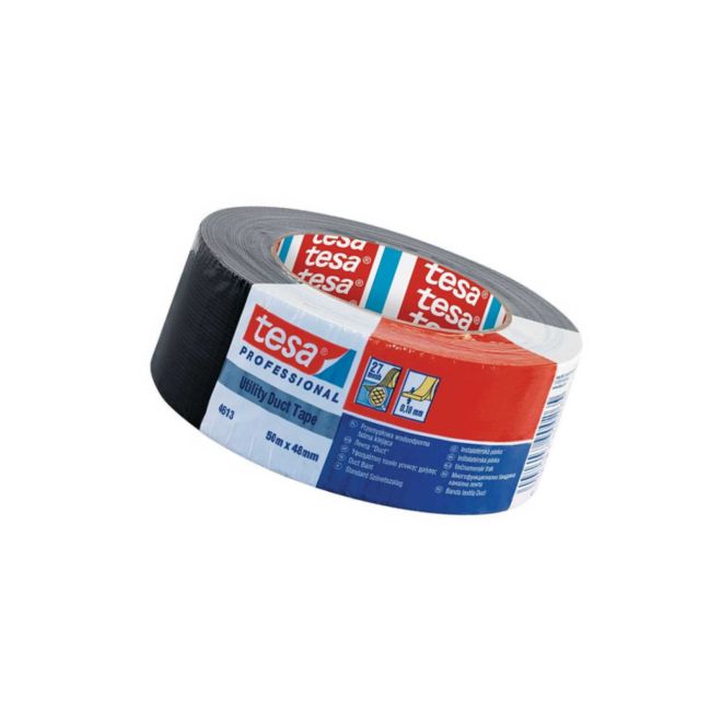 Tesa 4613 Gewebeband 48mmx50m Duct Tape Panzertape schwarz