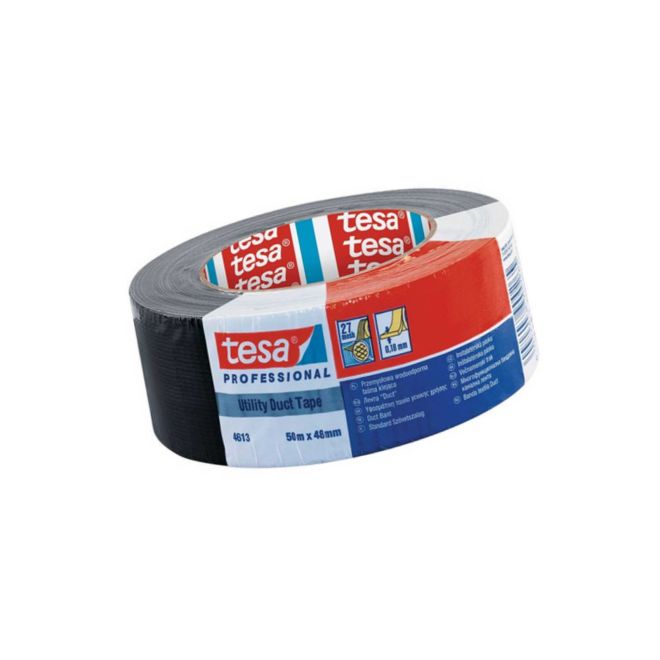 Tesa 4613 Gewebeband 48mmx50m Duct Tape Panzertape schwarz