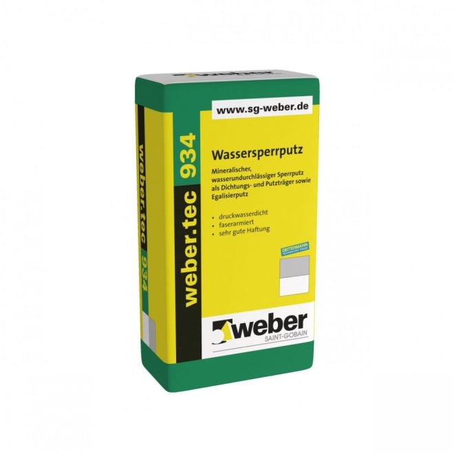 weber.tec 934 Wassersperrputz