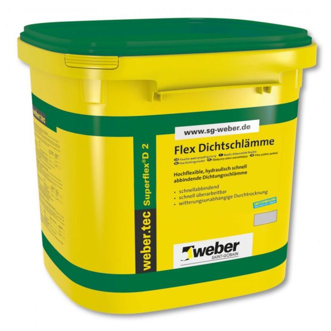 weber.tec superflex D2 Flex Dichtschlämme