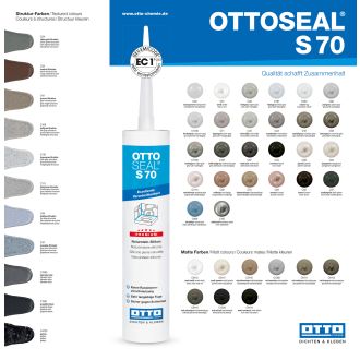 Ottoseal 70 Farbkarte