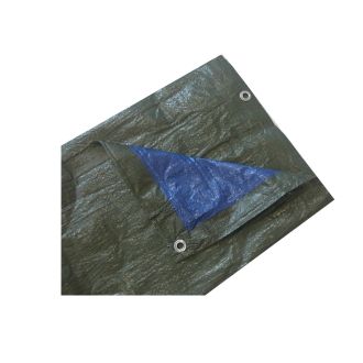Gewebeplane 140g/m² Abdeckplane Schutzplane Ösenplane Plane grün/blau