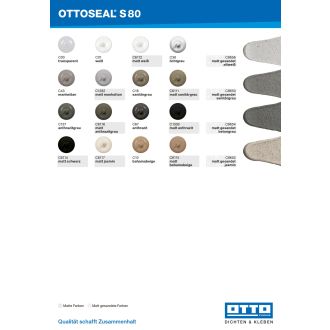 Ottoseal S80 Farbkarte