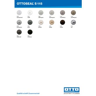 Ottoseal S115 Farbkarte