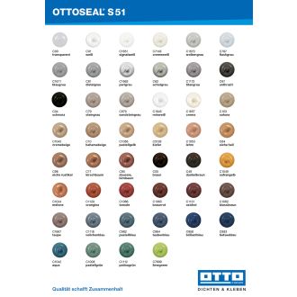 Ottoseal S51 Farbkarte