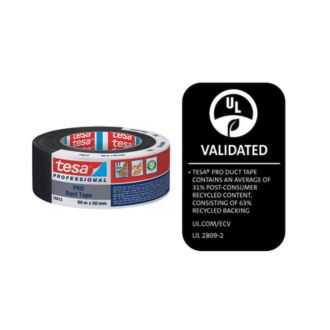 Tesa 74613 Duct Tape 48mmx50m Gewebeband Panzertape schwarz