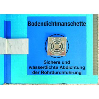 Rohrmanschette Dichtmanschette am Bodenablauf