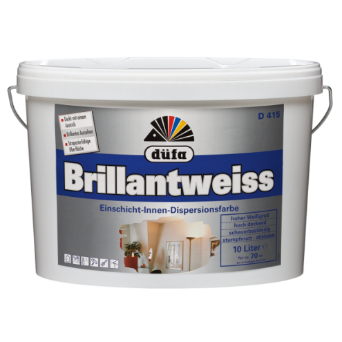 Düfa D415 Brillantweiss Wandfarbe
