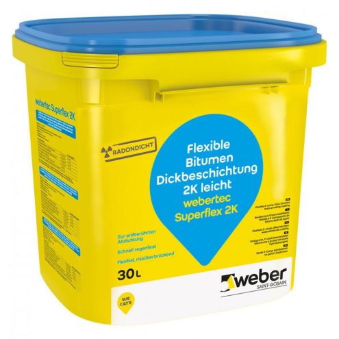 webertec Superflex Bitumen 2K Dickbeschichtung